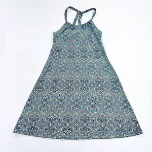 Prana breathe racer back paisley print tank dress L